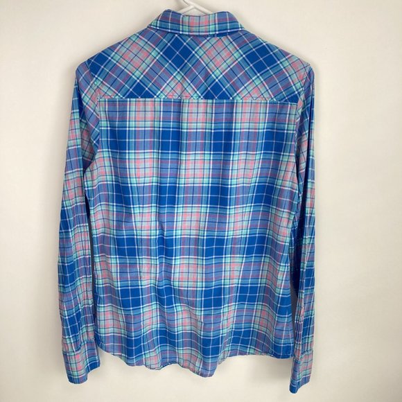 J. Crew Factory The Perfect Shirt Plaid Shirt S - Picture 8 of 10